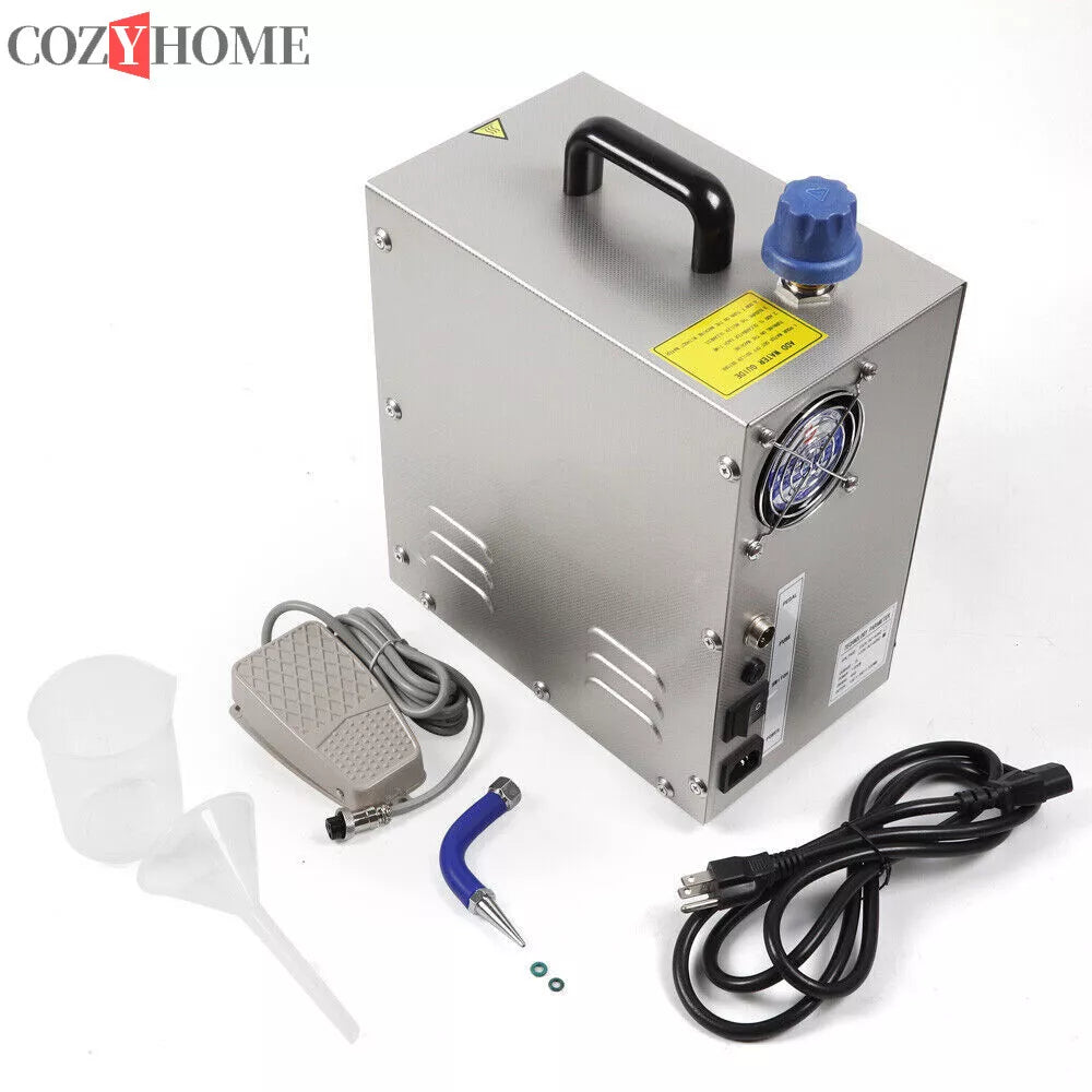 2L 1300W Jewelry Cleaner Steam Cleaning Machine Jewel Steamer Silver & Gold