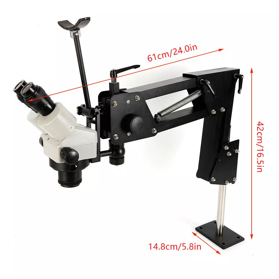 Micro Inlaid Mirror Multi-directional Micro-setting Stereo Zoom Microscope Jewel