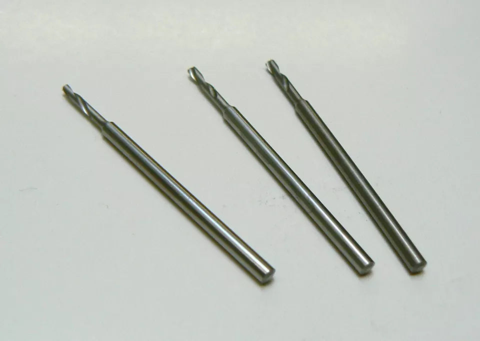 Jewelers Burs Twist Drills 3/32" Shank Fig77 Jewelry Drill Set 12pc